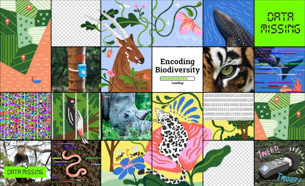 A collage of several illustrations